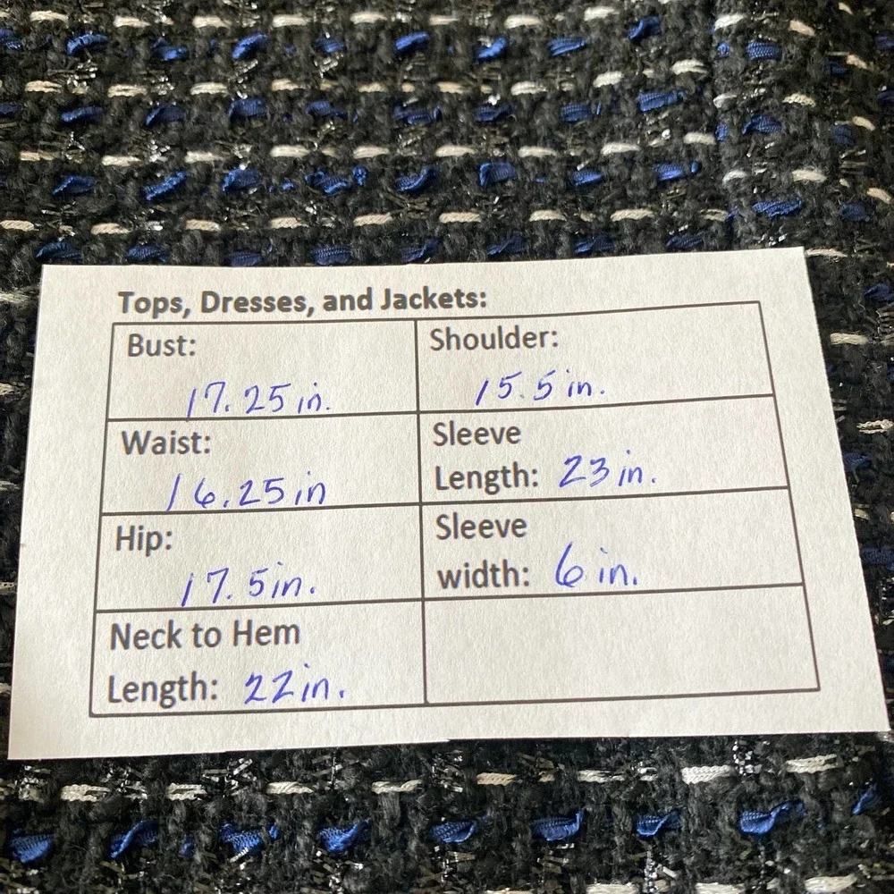 Dolan Anthropologie Left Coast Tweed Open Blazer Jacket, size small - Picture 9 of 11